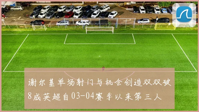 谢尔基单场射门与机会创造双双破8成英超自03-04赛季以来第三人